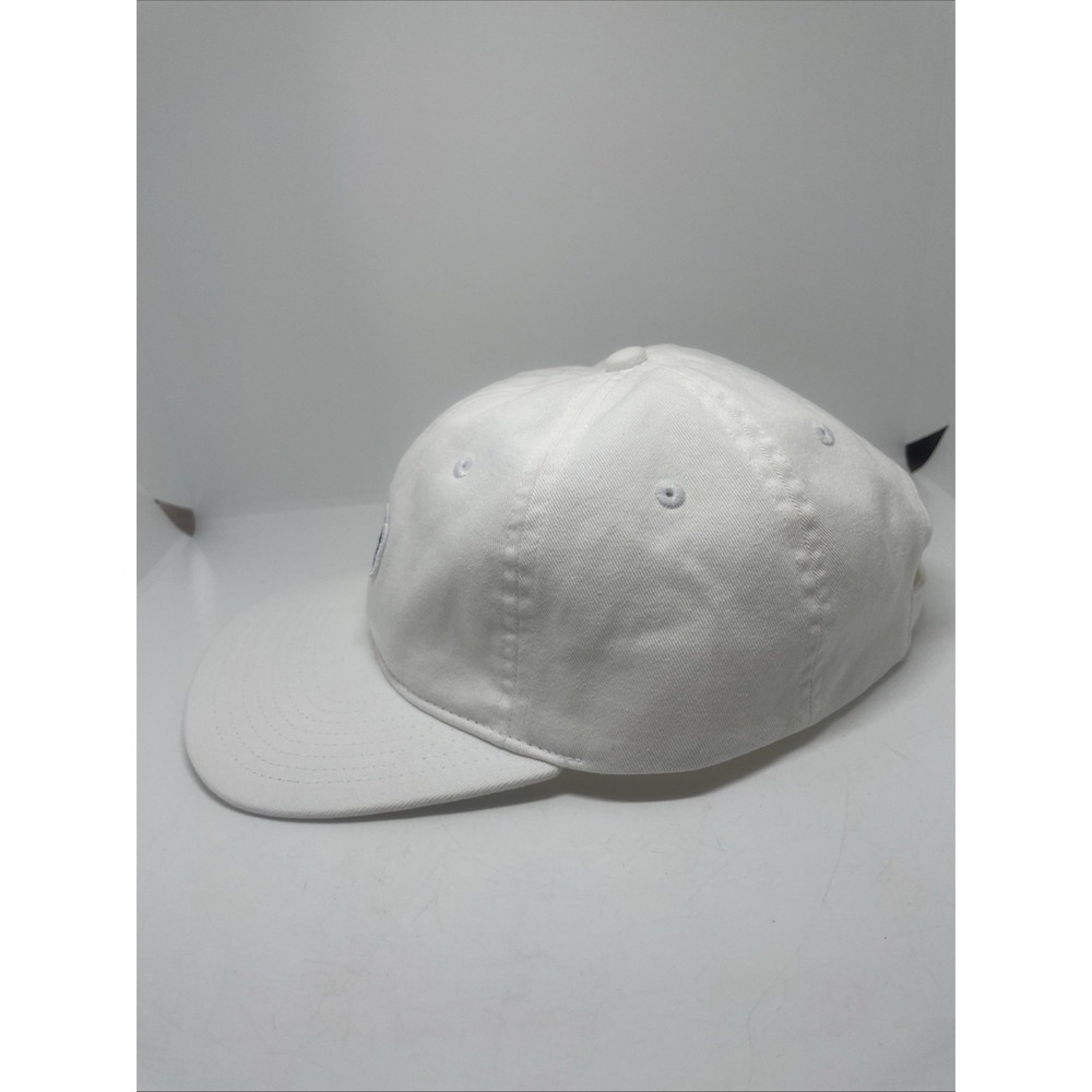 Nike Hat Cap Strap Back Mens Medium/Large White Club Cap Sneaker Patch Casual - Picture 5 of 7